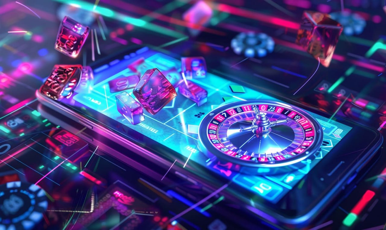 Màn hình trò chơi bắn cá trực tuyến đầy màu sắc tại xsbl với hiệu ứng ánh sáng neon hấp dẫn